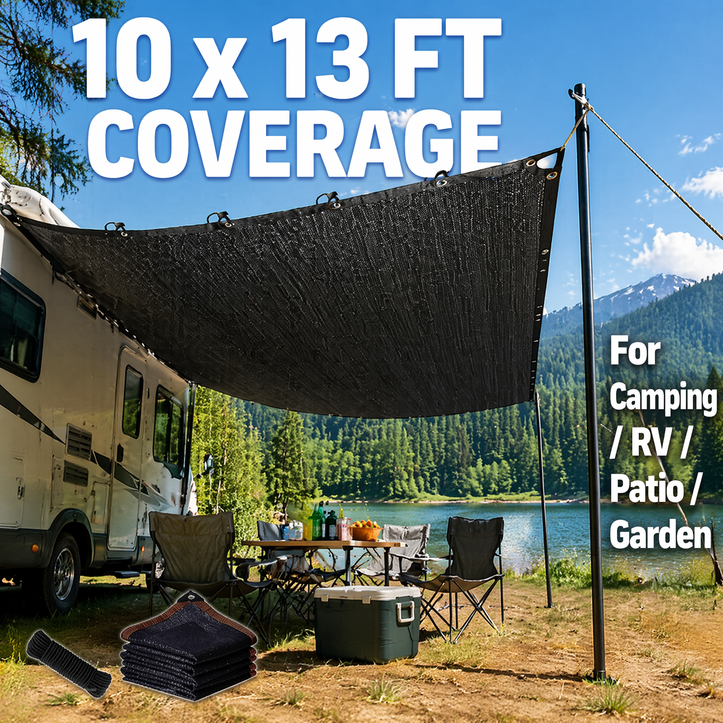 Heavy-Duty Outdoor Sun Shade Sail