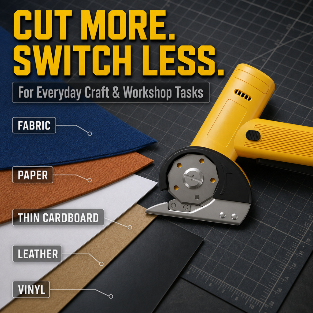 Cordless Electric Scissors – Multi-Material Cutter