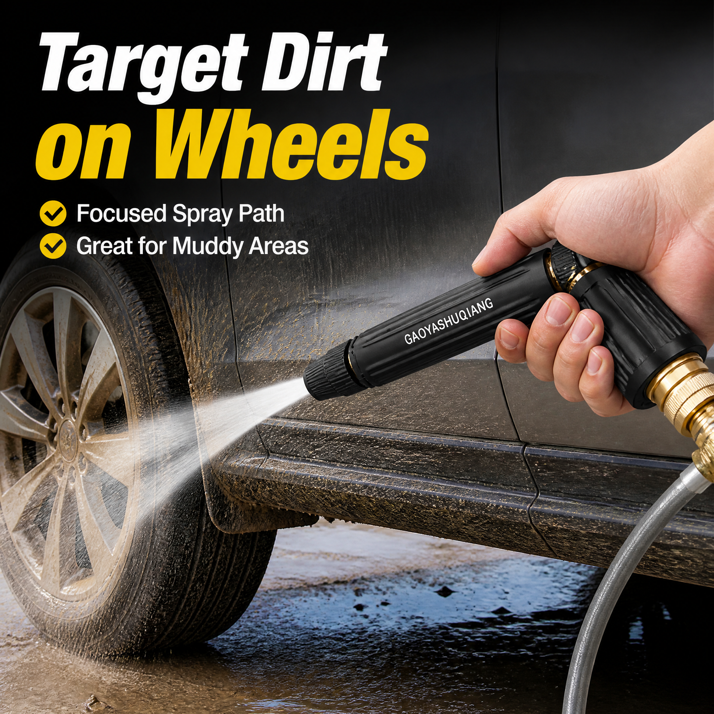 High-Pressure Car Wash Water Gun