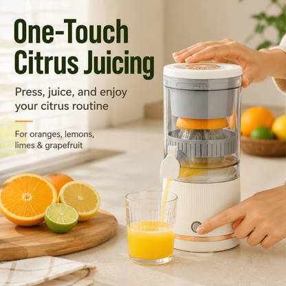 Luxe Portable Electric Juicer – One-Touch Wireless Auto Juicer