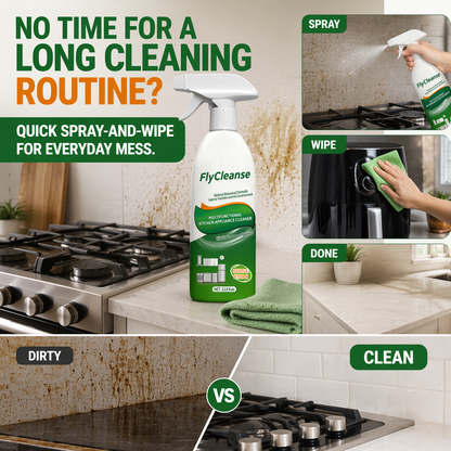 Natural Enzyme Kitchen Grease Remover Spray