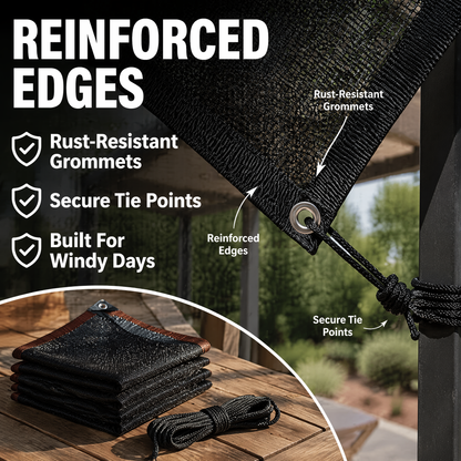 Heavy-Duty Outdoor Sun Shade Sail