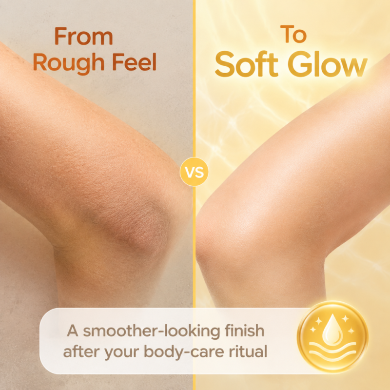 Body scrub for a softer refreshed skin feel