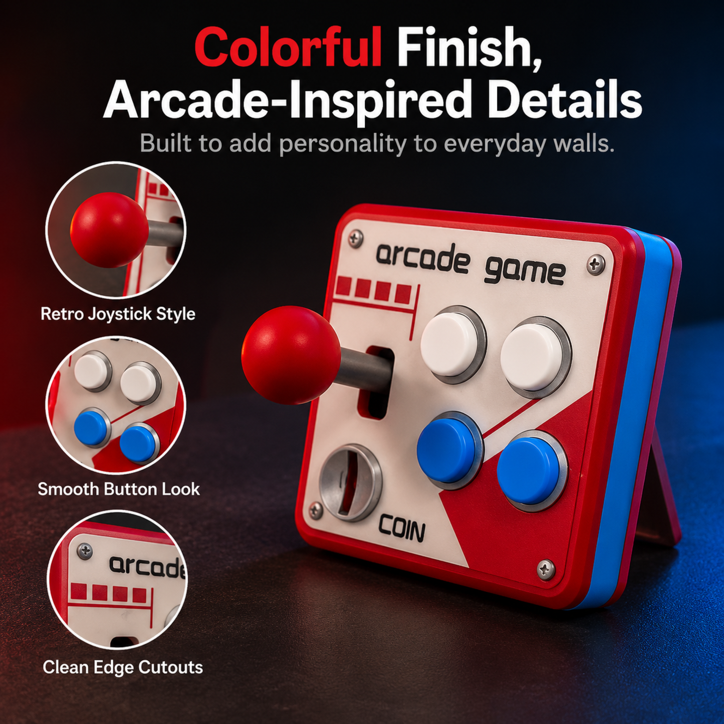 Retro Arcade Light Switch Cover
