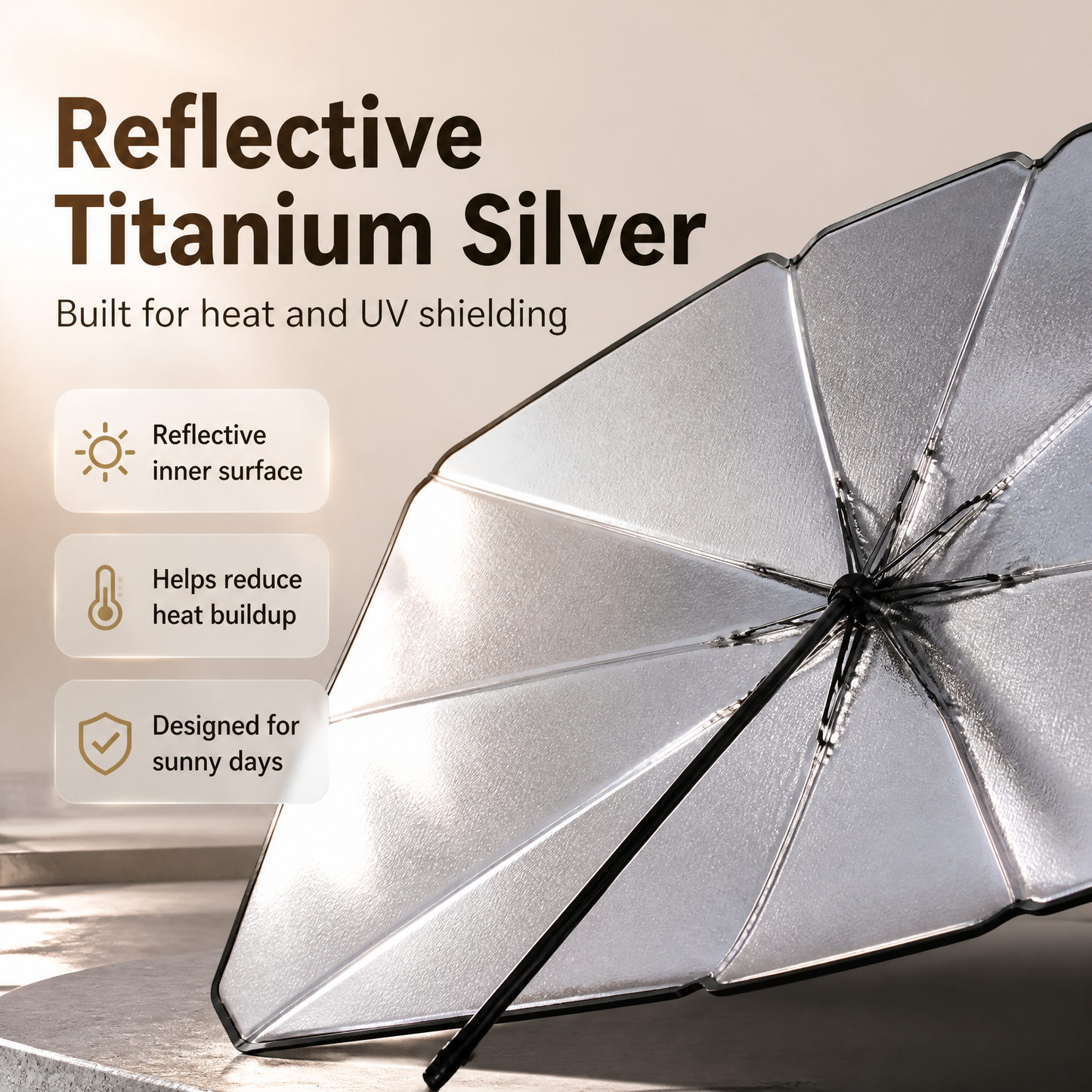 Foldable Car Windshield Sunshade Umbrella