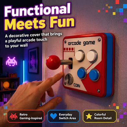 Retro Arcade Light Switch Cover