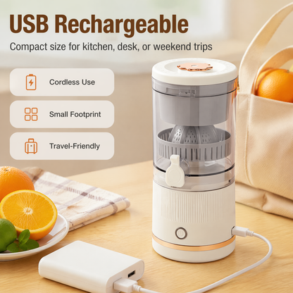Luxe Portable Electric Juicer – One-Touch Wireless Auto Juicer