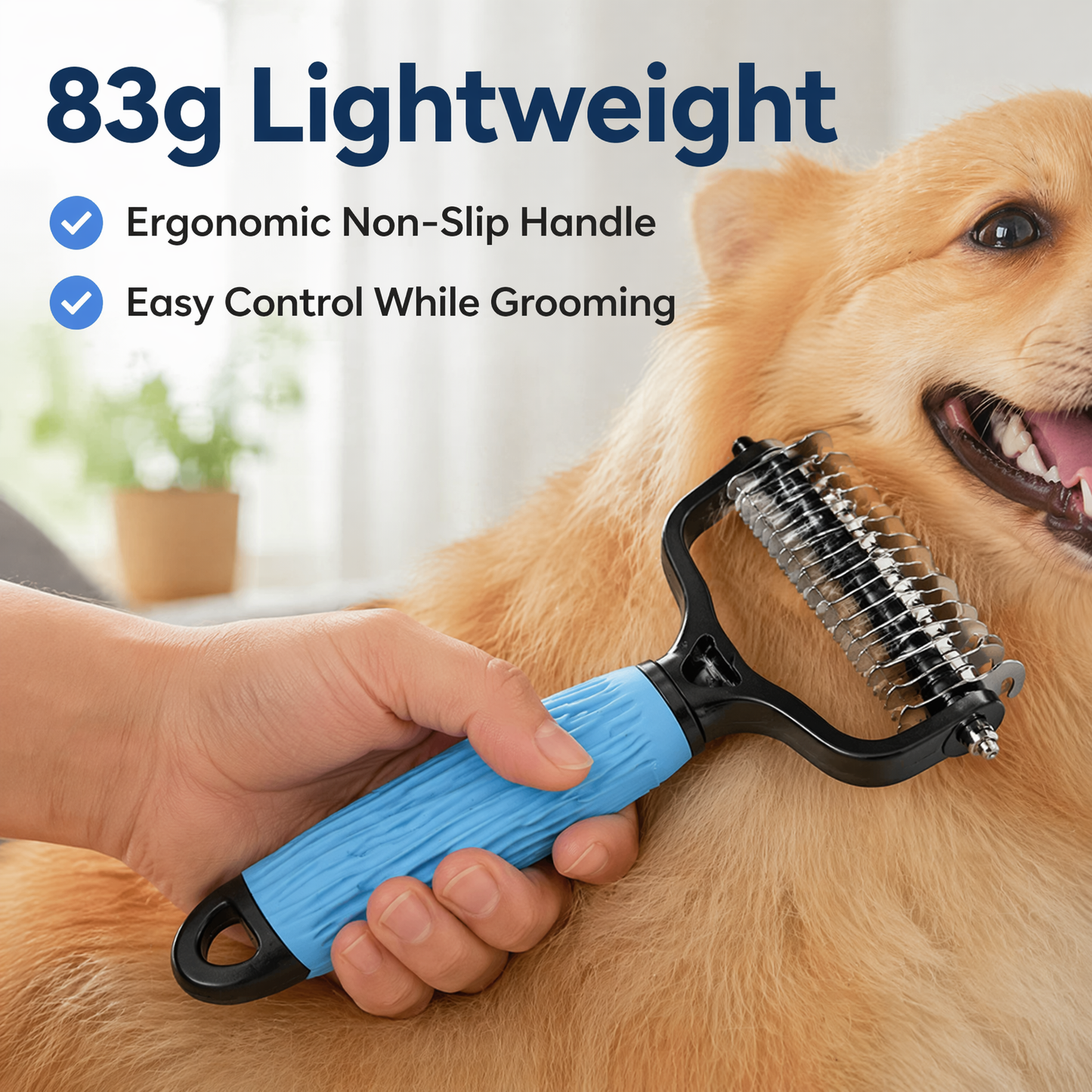 Double-Sided Pet Detangling Comb