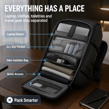 Waterproof Vacuum Travel Backpack