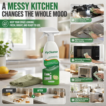 Natural Enzyme Kitchen Grease Remover Spray