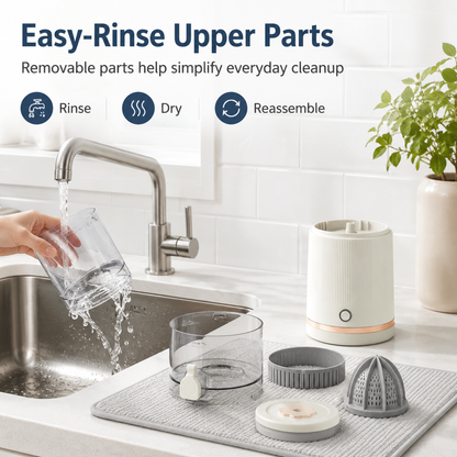 Luxe Portable Electric Juicer – One-Touch Wireless Auto Juicer