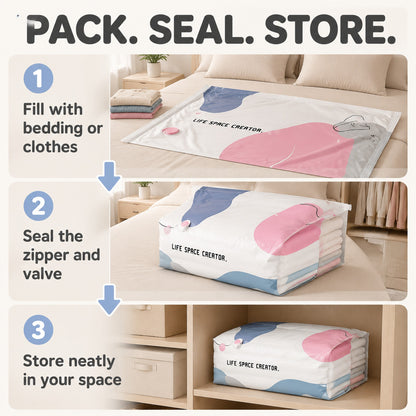 Space-Saving Vacuum Compression Bag