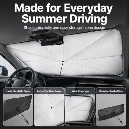 Foldable Car Windshield Sunshade Umbrella