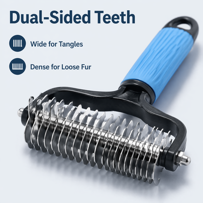 Double-Sided Pet Detangling Comb