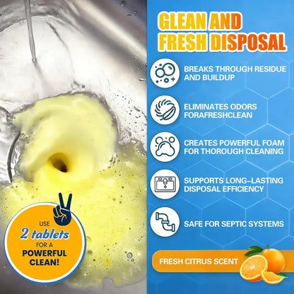Garbage Disposal Cleaner Tablets – 12-Pack