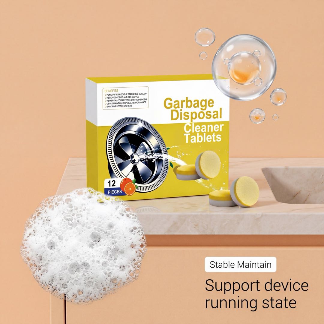 Garbage Disposal Cleaner Tablets – 12-Pack
