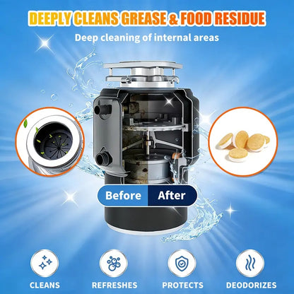 Garbage Disposal Cleaner Tablets – 12-Pack