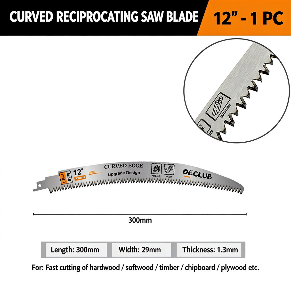 Japanese Teeth Reciprocating Saw Blades