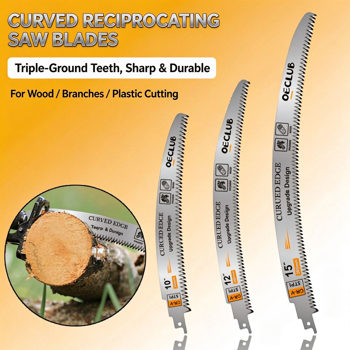 Japanese Teeth Reciprocating Saw Blades
