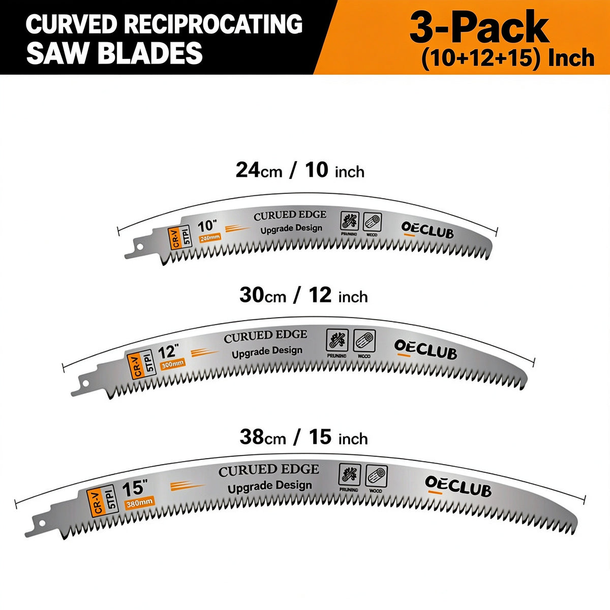 Japanese Teeth Reciprocating Saw Blades